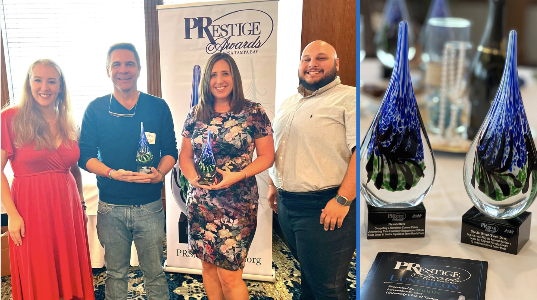 B2 Communications wins two PRSA Tampa Bay awards