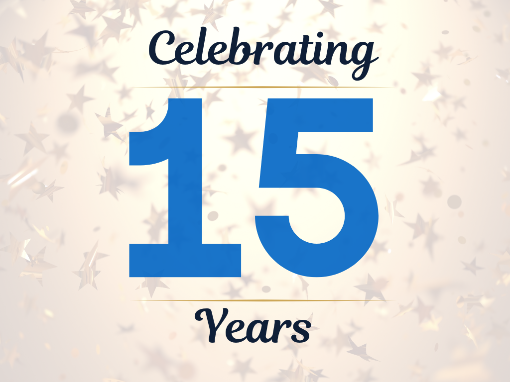 Celebrating 15 years, and what’s next